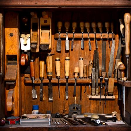 Blick in den Werkzeugschrank