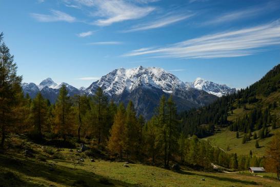 .Blick zum Watzmann. 30 x 45