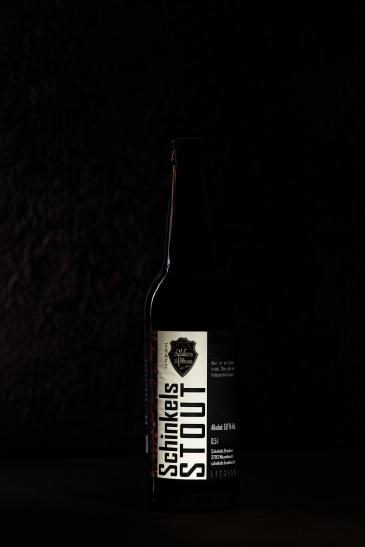 Schinkels Stout- Bier Flasche